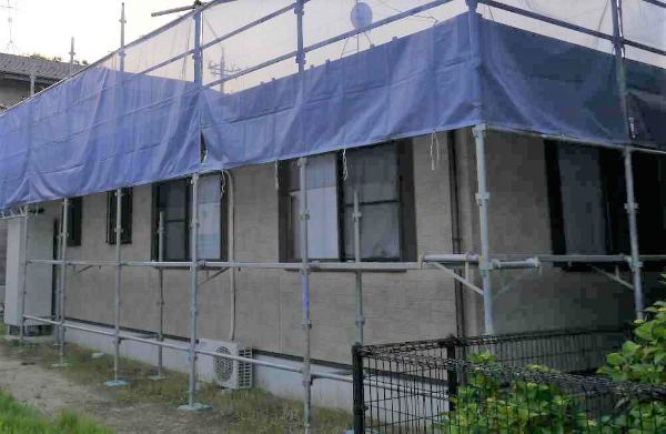 アイフルホームの工事現場