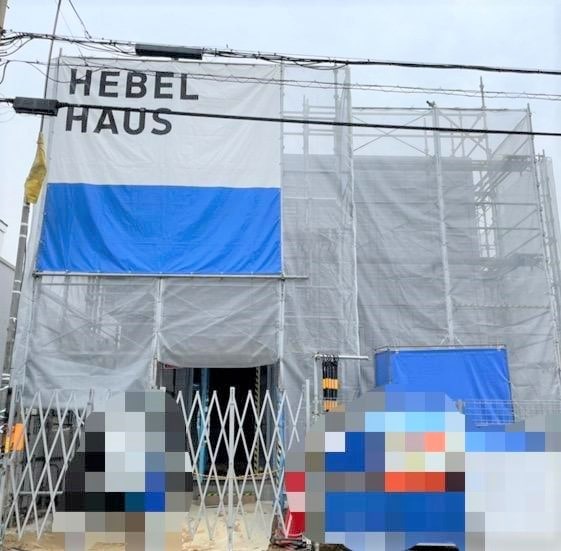 へーベルハウスの建築現場