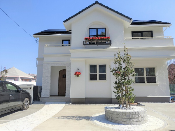 三井ホームの白い家