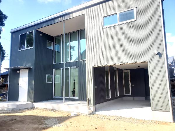 無印良品の木の家の外観