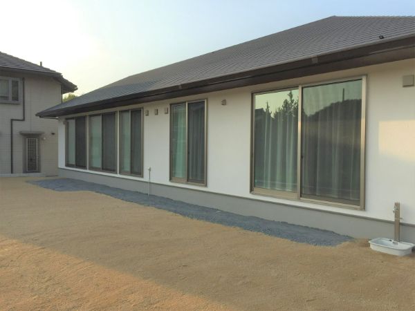 住友林業の平屋の外観