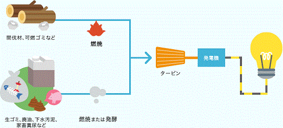バイオマス発電の仕組み